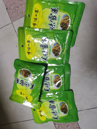 博鸿小菜 嫩笋倒笃菜70g*5包无防腐剂雪菜酸咸菜梅菜早餐下饭菜小菜酱腌菜 晒单图