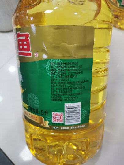 金龙鱼 食用油 非转基因 压榨 东北风味 浓香笨榨熟豆油 5L 晒单图