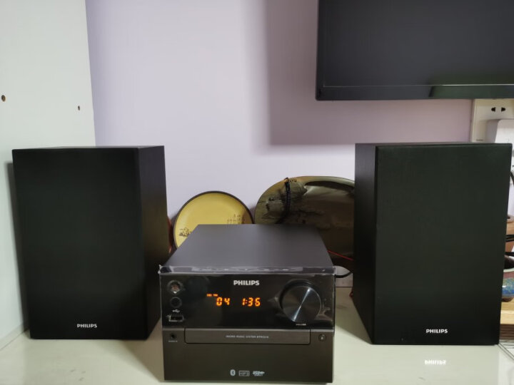 飞利浦（PHILIPS）BTM2310 音响音箱 迷你音响 CD机 CD播放器 FM收音机 USB播放机 蓝牙书桌音响 晒单图