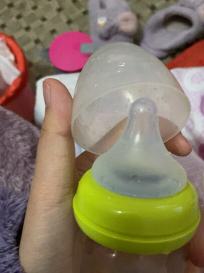 贝亲(Pigeon) 奶瓶 PPSU奶瓶 新生儿 宽口径PPSU奶瓶 婴儿奶瓶 240ml(黄色瓶盖) AA75 自然实感M码 晒单图