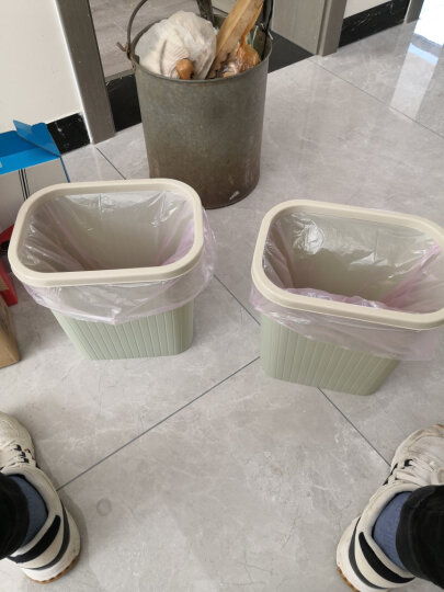 艺姿垃圾桶垃圾筒厨房卫生间清洁桶办公环保纸篓12L家用大号干湿分类YZ-GB104 晒单图