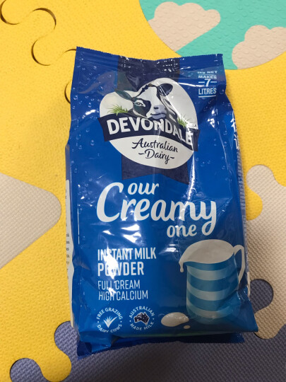 德运 (Devondale) 澳大利亚原装进口 全脂成人奶粉1kg袋装 调制乳奶粉 学生青少年中老年奶粉  晒单图