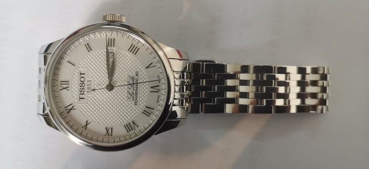 天梭（TISSOT）瑞士手表 力洛克系列腕表 钢带机械男表 T006.407.11.033.00 晒单图