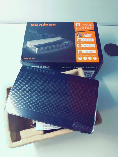 腾达(Tenda)S16 16口百兆交换机 企业家用宿舍组网 工程监控 网络分线器 晒单图