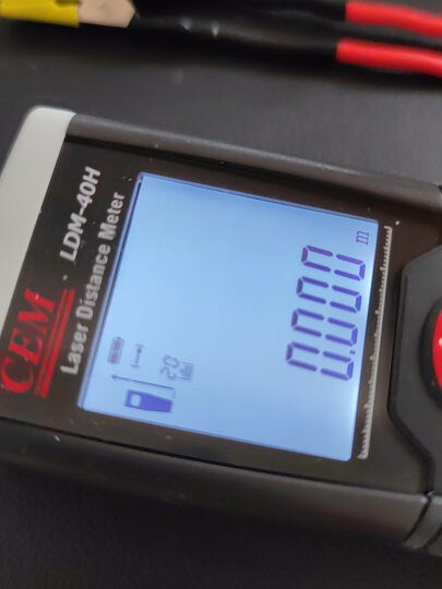 华盛昌（CEM）LDM-40C测距仪高精度激光红外线量房仪电子尺语音播放USB直充40米 晒单图