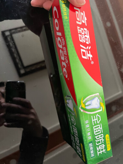 高露洁（Colgate）冰爽龙井青柠牙膏 180g 10倍持久清凉感 清新口气  去口气 晒单图