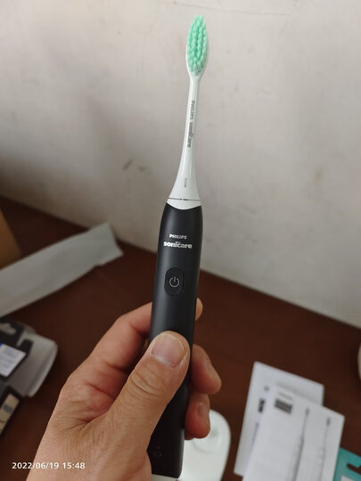 飞利浦(PHILIPS)电动牙刷 成人声波震动(自带刷头*2) 智能净白 牙龈呵护 情侣套装 晒单图