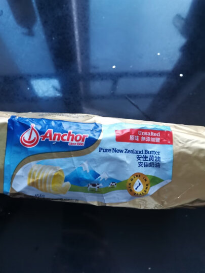 安佳(Anchor)新西兰进口 动物黄油咸味有盐227g 烘焙原料起司炒饭面包 晒单图