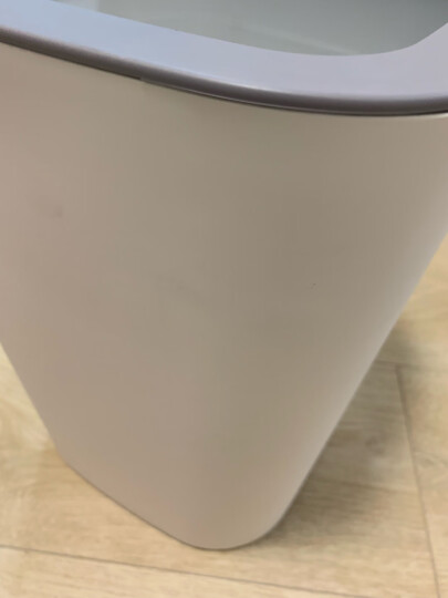 五月花 厨房卫生间垃圾桶袋  压圈分类垃圾篓 客厅办公室家用环保清洁桶 创意无盖大容量废纸篓11L TS101 晒单图