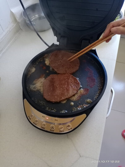 美的（Midea）电饼铛家用智能恒温煎烤机早餐机烙饼机双面悬浮加热WJCN30D 晒单图