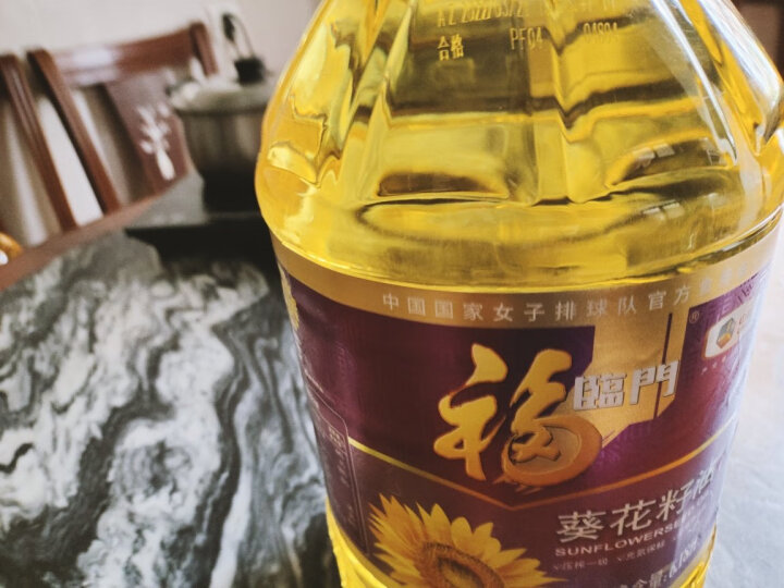 福临门 食用油 压榨一级充氮保鲜葵花籽油4L 中粮出品 晒单图