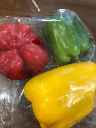 京百味 北京 红黄彩椒 450g 简装 新鲜蔬菜 晒单图