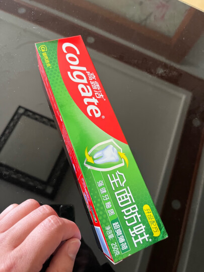 高露洁（Colgate）冰爽龙井青柠牙膏 180g 10倍持久清凉感 清新口气  去口气 晒单图