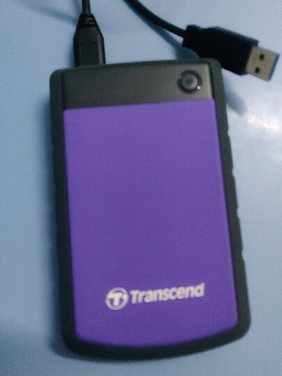 创见（Transcend）4TB USB3.1 Gen1移动硬盘StoreJet 25H3系列2.5英寸紫色抗震防护 晒单图