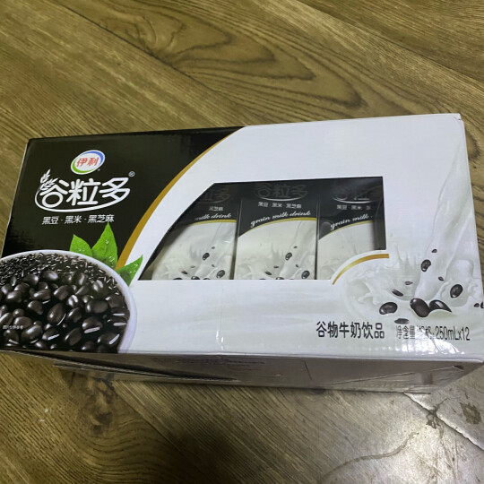 伊利谷粒多 红谷牛奶饮品 250ml*12盒/箱 红豆+红米+花生 中秋礼盒 晒单图