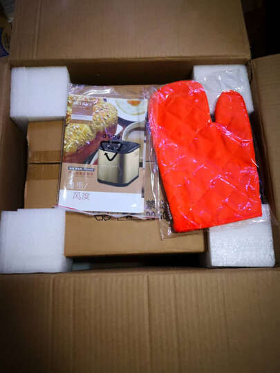 柏翠(petrus)面包机家用全自动大容量双管烘烤 21项菜单PE6988 香槟金 晒单图