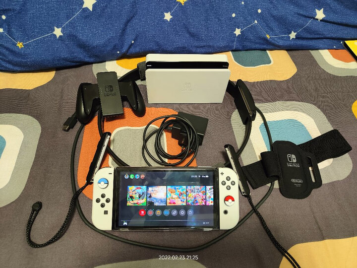 任天堂(Nintendo) Switch日版港版游戏机续航加强版ns体感掌机便携家用新款OLED主机 港版 宝可梦朱紫限定机OLED版(保税仓) 晒单图