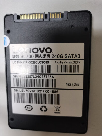联想（Lenovo)  240GB SSD固态硬盘 SATA3.0接口 SL700闪电鲨系列 晒单图
