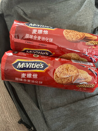 英国进口 麦维他(Mcvitie's)爆款好物 原味全麦粗粮酥性消化饼干 400g 休闲饼干零食 代餐饼干 进口零食 晒单图