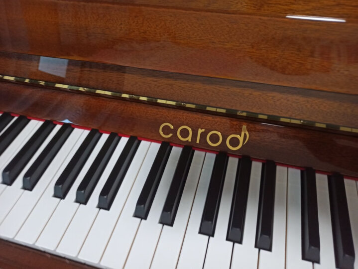 【理查德代言签名款】卡罗德（CAROD）专业演奏考级立式钢琴CJ3 123高度 1元预约门店体验（咨询客服 ） 晒单图