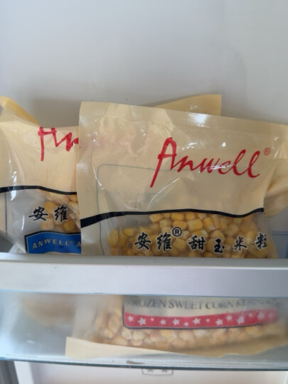 安维（Anwell）冷冻甜玉米粒300g速冻沙拉蔬菜方便菜半成品菜 晒单图