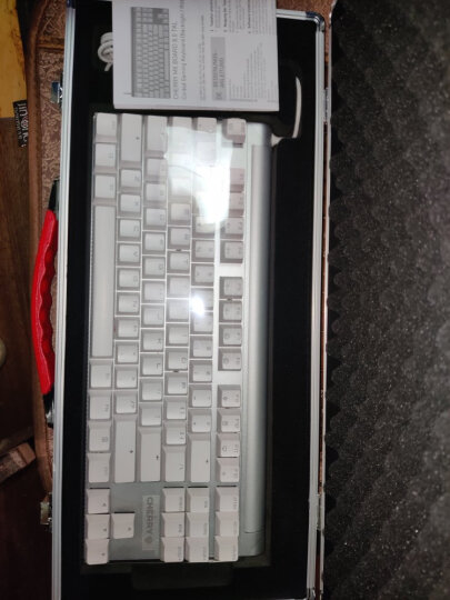 樱桃（CHERRY）MX8.0 G80-3880HUAEU-0 机械键盘 有线键盘 游戏键盘 87键背光  白色 樱桃黑轴 晒单图