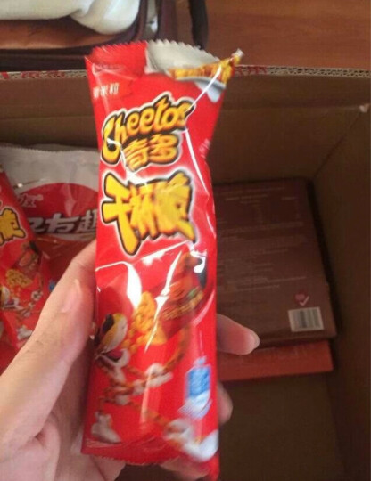 奇多（Cheetos）零食 休闲食品 粟米棒美式火鸡味90g 新旧包装随机发货 晒单图