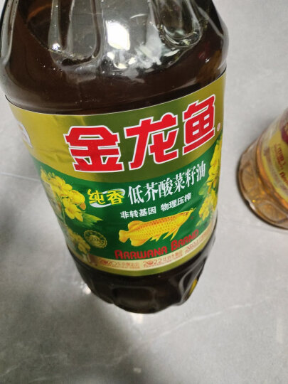 金龙鱼 食用油 非转基因 物理压榨 纯香低芥酸菜籽油5L 晒单图