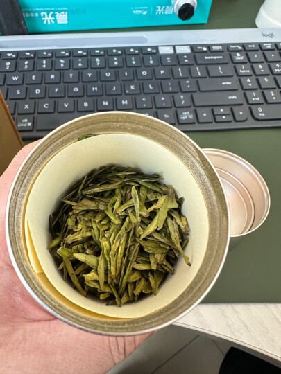 狮峰狮峰牌2024新茶上市西湖龙井明前特级春茶绿茶传统纸包沁字礼盒 250g 晒单图
