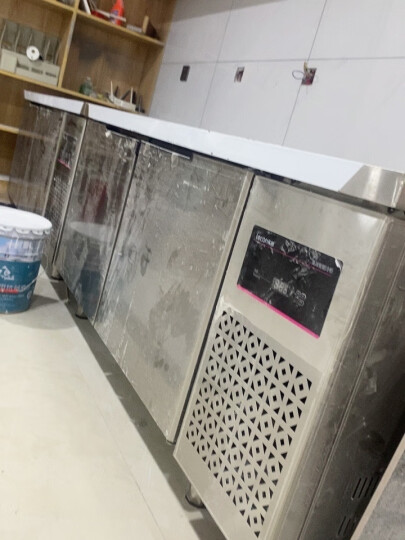 乐创（lecon）冷藏工作台商用保鲜冰柜厨房操作台卧式冰柜奶茶店冷冻柜双温 1.8*0.6*0.8全冷藏 晒单图