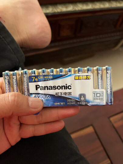 松下（Panasonic）7号七号AAA碱性干电池24节盒装适用于遥控器玩具话筒LR03BCH/4S6P 晒单图
