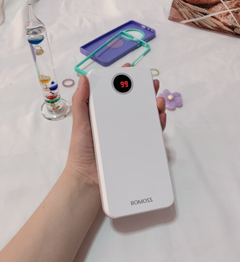 罗马仕（ROMOSS）sense6加量版20000毫安时大容量充电宝手机平板移动电源2双输出适用于苹果小米华为oppo白色 晒单图