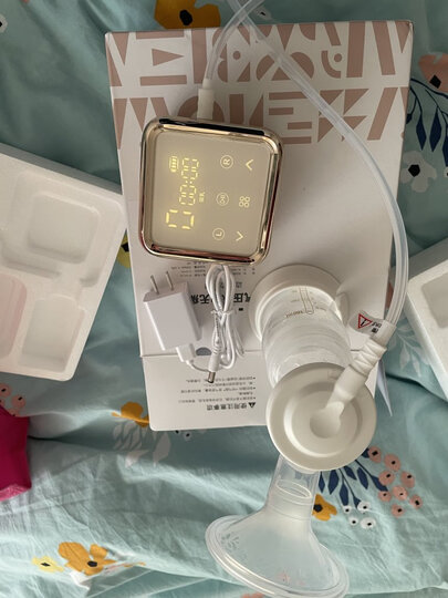 小白熊吸奶器电动吸奶器气压脉冲专利挤奶器 充电锂电池无痛大吸力0851 晒单图