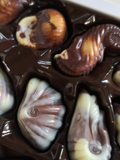 比利时进口 吉利莲 金贝壳巧克力 女生礼物喜糖 礼盒装 250g（20枚） 晒单图
