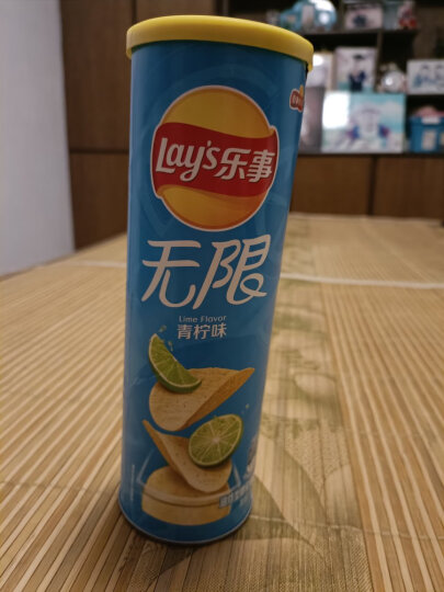 乐事（Lay's）无限 薯片 翡翠黄瓜味104g 罐装 膨化食品 零食 休闲食品 晒单图