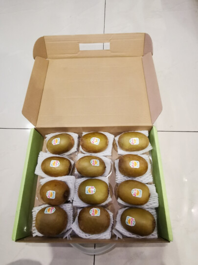 佳沛（zespri）新西兰阳光金奇异果 8个装 特大果单果重约124-146g 水果 猕猴桃 晒单图