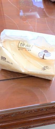 清风(APP)抽纸 原木纯品金装系列 3层120抽软抽纸巾*10包(母婴可用 柔软厚实)(新老包装交替发货) 晒单图