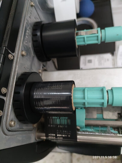 欣悦（SINRIO）W230 耐刮型混合基碳带 不干胶 标签 条码 热转印 碳带 打印清晰 50毫米*300米 晒单图