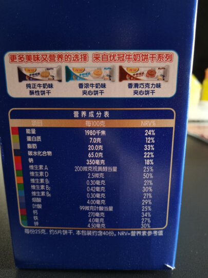 优冠 牛奶香脆饼干 休闲必备零食礼盒1000g（包装内容物随机）  晒单图