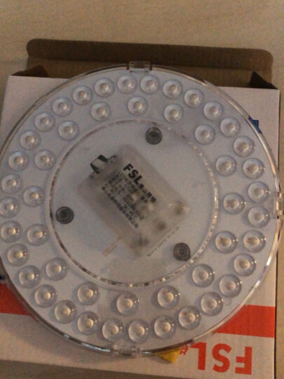 佛山照明（FSL）LED吸顶灯板灯盘替代光源改造板2D管环形灯管改装节能灯套件白光5700K 25W 晒单图