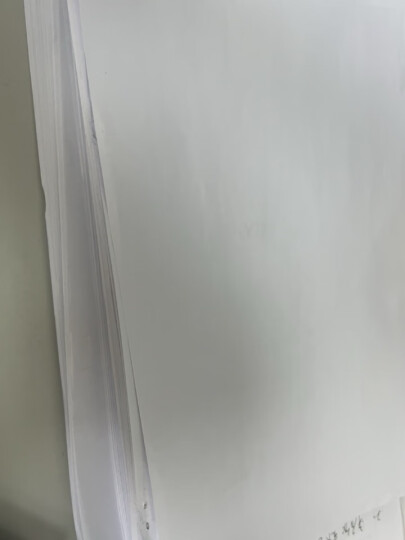 DSB（迪士比）高透明热熔封套A4 热熔装订机专用胶装封面装订封皮 白色 10mm 20个装 晒单图
