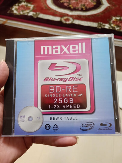 麦克赛尔(maxell) 光盘 光盘空白 刻录光盘BD-R 光碟 碟片4速25G台产 桶装10片 晒单图