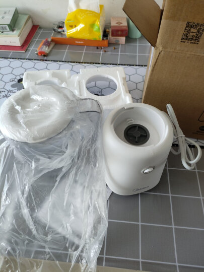 美的（Midea）智能料理机多功能易清洗榨汁机磨粉机家用搅拌机果汁机婴儿辅食机WBL2501B 晒单图