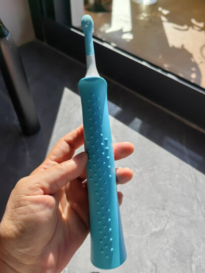 飞利浦（PHILIPS）儿童电动牙刷男女生蓝牙版 适用4-6-12岁 2种模式自带2支迷你刷头+8款贴纸 蓝色HX6322/04 晒单图