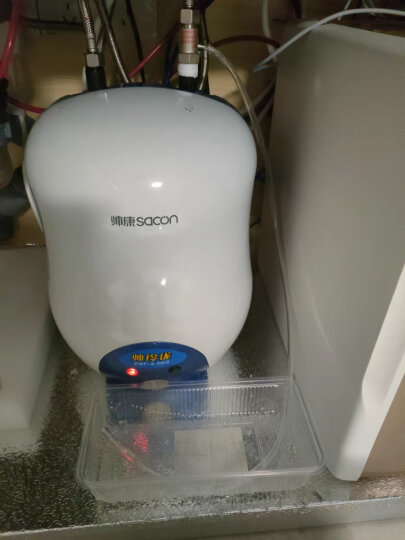 帅康（Sacon）6.5升储水式家用小型电热水器厨宝 1500W节能速热 多重防护电热水器（下出水）DSF-6.5WX 晒单图