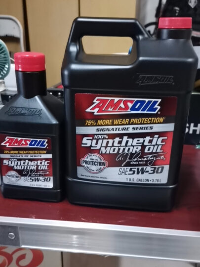 安索（AMSOIL）全合成机油 润滑油 5W-30 SP 946ml 签名版ASLQT 养车保养 晒单图