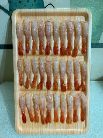 深悦胜（SHENYUESHENG） 冰山蓝盒俄罗斯北极甜虾刺身 1KG 盒装 北极虾冰虾腹籽即食大虾 晒单图
