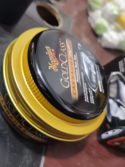 美光（Meguiar's）金装养护蜡3M上光抛光棕榈蜡黑白车蜡各色通用汽车用品G7014 晒单图