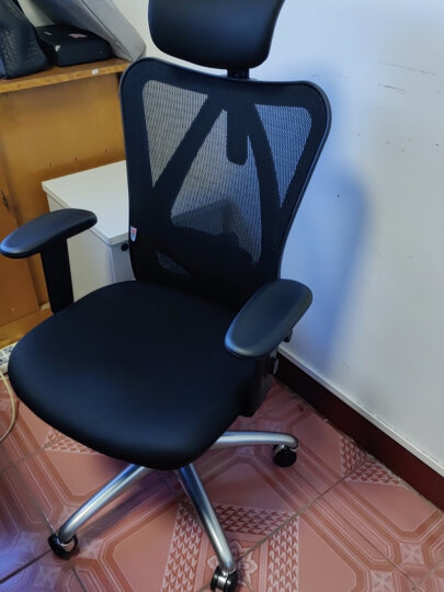 西昊（SIHOO） 人体工学电脑椅子 家用老板椅电竞椅 靠背转椅座椅 撑腰办公椅可躺 M18橙色 晒单图