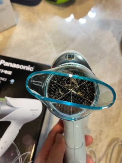 松下（Panasonic）电吹风机 大功率家用高速大风力速干折叠便携学生宿舍用礼物吹发负离子护发吹风筒ENE2 晒单图